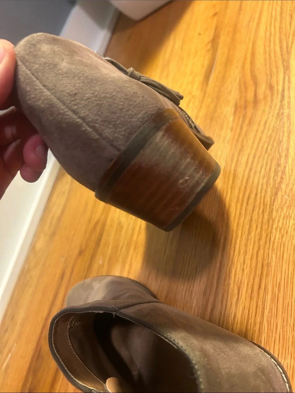 Vionic Suede Ankle Boots with Side Zip